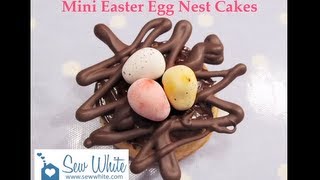 Mini Easter Egg Nest Cakes [upl. by Lebiralc]