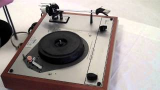 How to put the belt on a Thorens TD165 160 150 145 146 147 Turntable [upl. by Garretson]