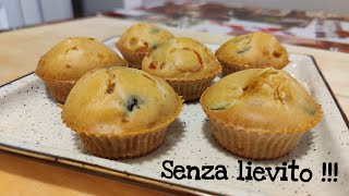 MUFFIN SALATI CON POMODORINI OLIVE E PARMIGIANO RICETTA SENZA LIEVITO [upl. by Gayler291]