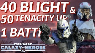 Galactic Conquest Sector 4 Hard  Hint Of Menace amp Endure  2 Feats 1 Battle  SWGoH [upl. by Humberto]