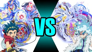 ALL VALKYRIES vs ALL LONGINUS  VALT vs LUI  Beyblade Burst Super King ベイブレードバーストスーパーキング [upl. by Noislla]