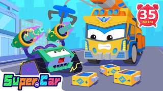 Crane Truck Cartoons amp MORE  Save The City  Best Cars Cartoons  Kids Cartoons amp Kids Songs [upl. by Aizitel]