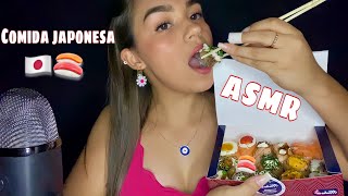 ASMR  COMENDO COMIDA JAPONESA  EATING SOUNDS [upl. by Halbeib]