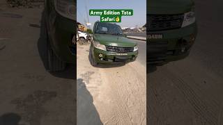 Real The SUV👌 Tata Safari Army Edition 🔥 karhub tatasafaristorme tata [upl. by Epoh192]