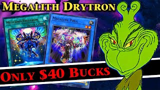 Budget Megalith Drytron Deck Profile 2021 Post March Banlist [upl. by Aerdnaek]