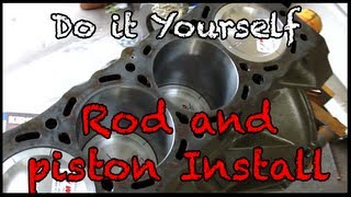 Piston and Rod Installation [upl. by Aivekahs364]