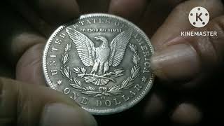 my E pluribus unum One Dollar Silver plated copy coin yr 1881 Reylin hilaga [upl. by Laws]