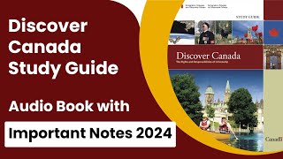 Discover Canada Study Guide Audio Book with Important Notes 2024 [upl. by Hcirdeirf]