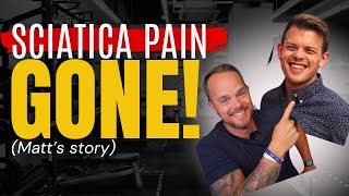 How Matt BEAT Sciatica Pain From His Bulging Disc [upl. by Kcirreg215]