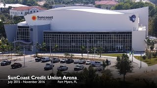 FSW Suncoast Credit Union Arena Construction TimeLapse [upl. by Austina]