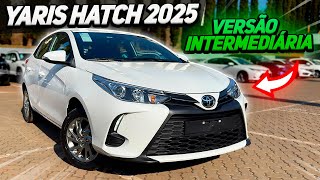 NOVO TOYOTA YARIS HATCH XS 2025  O YARIS INTERMEDIARIO [upl. by Ynnob]