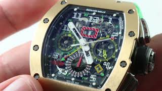 Richard Mille RM011 Flyback Chronograph RM1102 Luxury Watch Reviews [upl. by Nnhoj761]