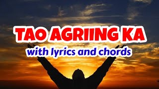 TAO AGRIING KA  ILOCANO CHRISTIAN SONG  with lyrics and chords  Margarita Lorenzo [upl. by Linoel727]