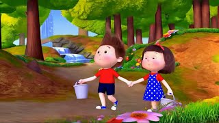 JACK AND JILL WENT UP THE HILLnurseryrhymes kidssong animatedkidsrhymes cartoon cartoonforkids [upl. by Janey697]