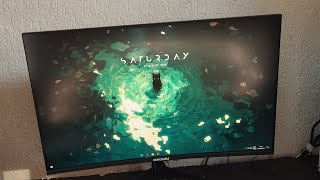 Unboxing monitor concórdia CZ27OF240 27 polegadas curvo 240hz  gameplay valorant [upl. by Leland]