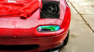 How To Install dragon eye Tint on mazda miata [upl. by Jennine]