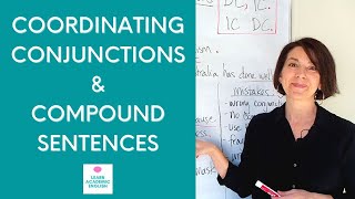 Coordinating Conjunctions Compound Sentences amp Fanboys Compound sentences for ielts writing task 2 [upl. by Palecek]