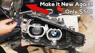 The Ultimate BMW Headlight Lens Replacement Guide [upl. by Carmelia]