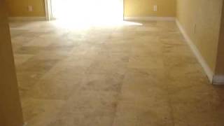 Travertine rehone amp lippage removalMPG [upl. by Jake599]