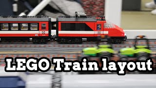 LEGO Train layout  Klossar i Varberg 2024 [upl. by Oirottiv]