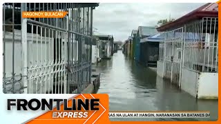 Hagonoy Memorial Park sa Bulacan nagmistulang lawa dahil sa baha I Frontline Express [upl. by Rellek]