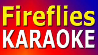 FIREFLIES  Fireflies Karaoke  Fireflies Song  Lyrics Owl City [upl. by Atinor]