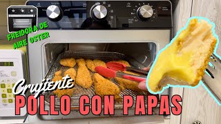 Pollo con Papas en freidora de aire frito sin aceite [upl. by Sivahc]