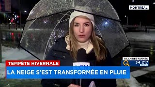 Tempête hivernale à Montréal et à Québec  Explications 6h [upl. by Earaj]