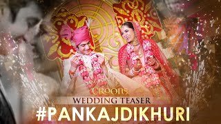 Pankaj ❤ Pankhuri  Wedding Teaser  4K  2024 [upl. by Hilario]