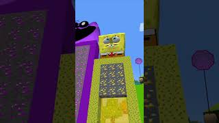 Nether Portals 💫 brings me to UNKNOWN PLASES¿  Wizard Gnome🧙‍♂️ SpongeBob🧽 CatNap😺💜 minecraft [upl. by Vinaya]