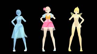 GRRRLS MMD Steven Universe PEARLS [upl. by Bowyer]