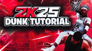 LAYUP  DUNK TUTORIAL NBA2K25  PRO STICK  CONTACT  REVERSE  HOP STEP  SCOOP [upl. by Alana]