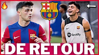 PEDRI DE RETOUR À LENTRAÎNEMENT  PEDRI PRÊT CONTRE LE REAL MADRID  LE MEILLEUR JOUEUR DU BARÇA [upl. by Mendelsohn640]