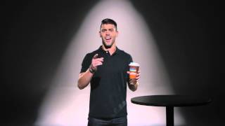 Justin Tucker gets a kick out of our coffee [upl. by Sokairyk962]