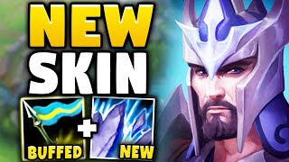 NEW SAMSUNG GALAXY JARVAN IV SKIN IS HERE AND HE GOT BUFFS TOO  League of Legends [upl. by Seed76]