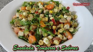 ENSALADA TEMPEROS E SABORES [upl. by Yentruocal82]