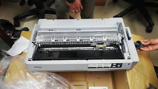 Epson LQ2190Dot Printer Setup [upl. by Zinnes]