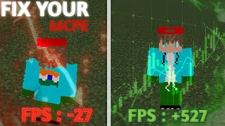 Fix your MCPE Now  fix lag in 5 Mins  Why lag [upl. by Tedmann]