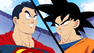 Goku vs Superman RAP BATTLE [upl. by Akinat]