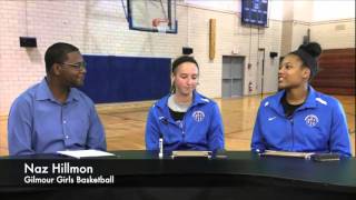 Gilmour girls basketball players Emily Kelley and Naz Hillmon chat about recruitment [upl. by Davine]