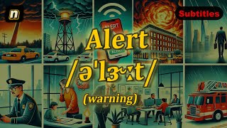 n Alert meaning warning with 5 examples [upl. by Brockie]