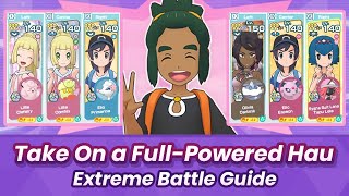 Take On a FullPowered Hau Extreme Battle Guide  Pokémon Masters EX [upl. by Cecilla729]