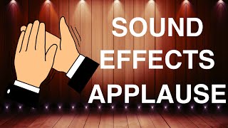 Clapping Sound Effects  Applause  Audience  Crowd Sound Effect [upl. by Aihsekal]