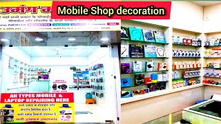 ♥️Mobile Shop Decoration ♥️ mobileshop decoration ideas youtubeshorts shorts short [upl. by Goldman]