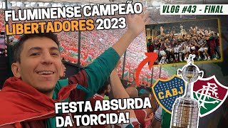 NOSSO MAIOR SONHO FOI REALIZADO  Boca Jrs 1 x 2 Fluminense  libertadores2023 [upl. by Rosa]