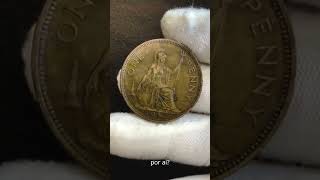 Moeda de 1 Penny Britânico 1934 [upl. by Gipsy]