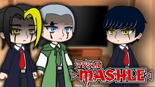 Mashle React To Mash  Magic and Muscles  Gacha react [upl. by Aicatsana]