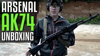 Arsenal SLR104 AK74 Unboxing  And Shooting [upl. by Eenej]