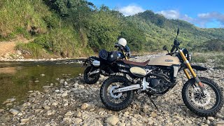 Triumph Scrambler XE 1200 and Fantic Caballero Rally 500 offroading Rizal Philippines [upl. by Irahk]