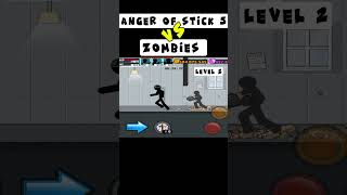 Anger Of Stick5 Vs Zombies L2 shorts sticks zombies [upl. by Assirahs]